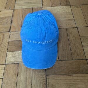 Blue 'Got Chutzpah?' Women's Cap
